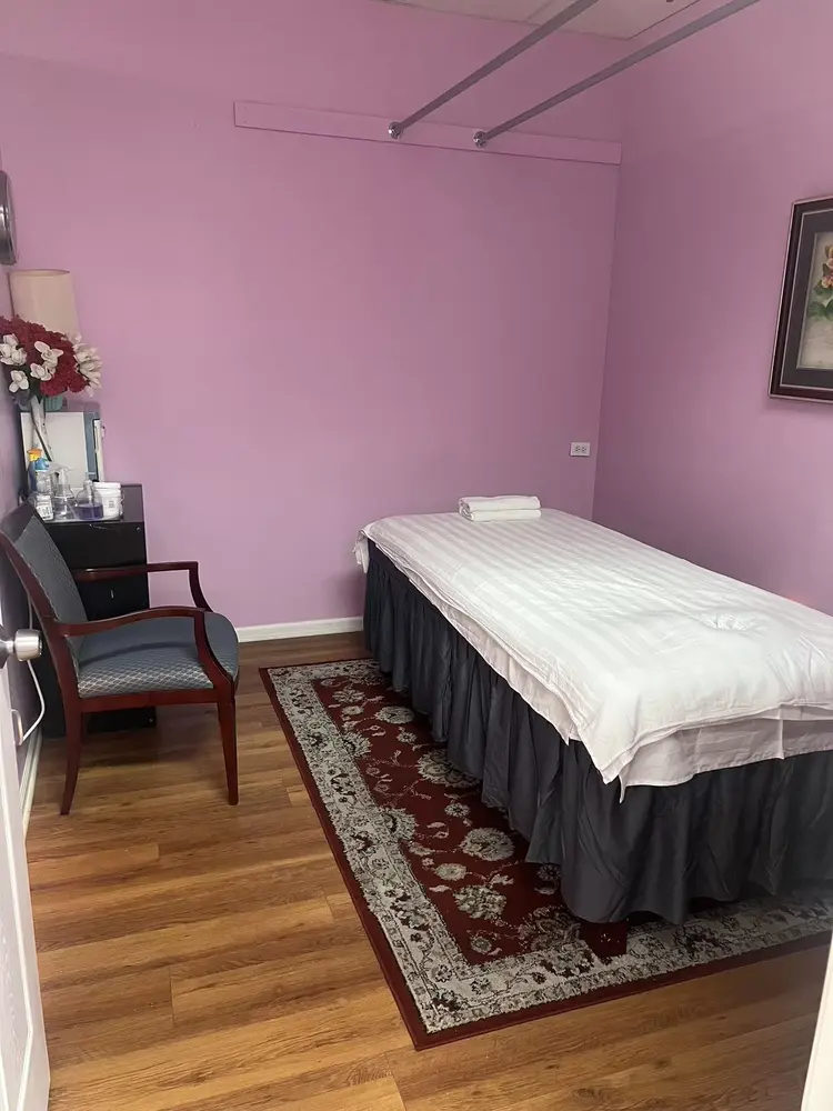 Cozy massage room for personalized therapy sessions